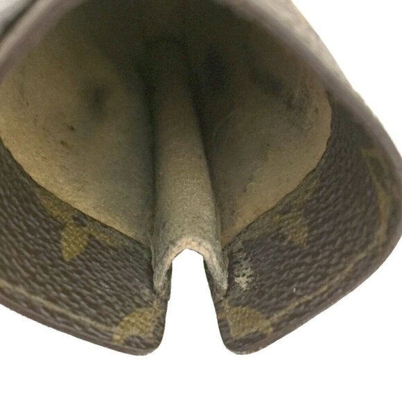 811156AA Louis Vuitton Glasses Case Etui a Lunettes Simple Brown Monogram - Picture 7 of 9